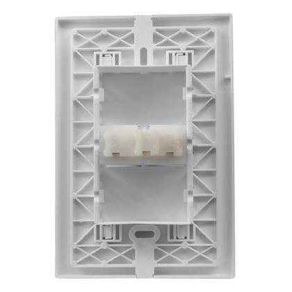 Imagem de Conjunto 1 Interruptor Paralelo 10A 4X2 Branco I9 9422 Ilumi