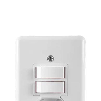 Imagem de Conjunto 1 Interruptor Simples   1 Paralelo   1 Tomada Com Placa 2P T 250V/10A Branco 4 X 20290 Ilumi