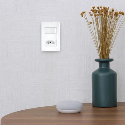 Imagem de Conjunto 1 Interruptor Simples 16A 1 Tomada 20A 3 Pinos Fame Evidence