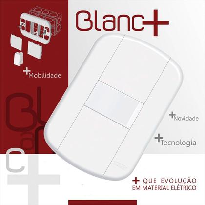 Imagem de Conjunto 1 Interruptor Simples 16a/250v Blanc Mais Kit C/6