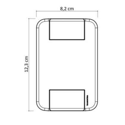 Imagem de Conjunto 1 Interruptor Simples 2 Tomadas 20A Branco TABLET