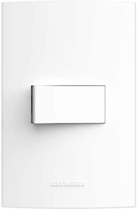 Imagem de Conjunto 1 Interruptor Simples 4X2 Inova Pro 85033 Alumbra