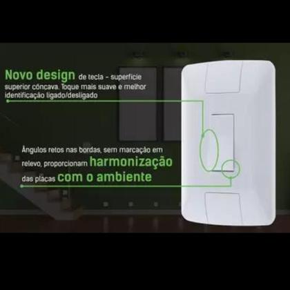 Imagem de Conjunto 1 Interruptor Simples- Tramontina Aria
