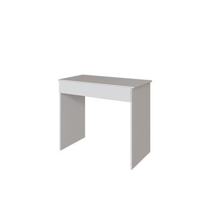 Imagem de Conjunto 1 Mesa Escrivaninha 1 Gaveta Sevilha e 1 Estante Livreiro Modular 4 Nichos Delta