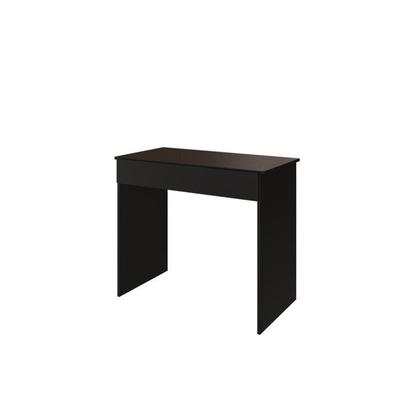 Imagem de Conjunto 1 Mesa Escrivaninha 1 Gaveta Sevilha e 1 Estante Livreiro Modular 4 Nichos Delta