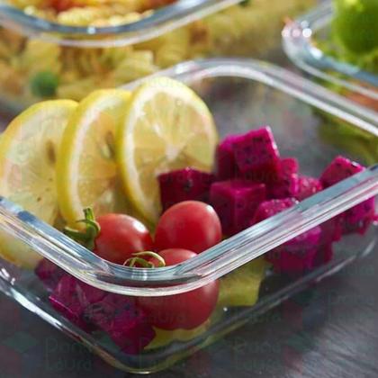 Imagem de Conjunto 1 Pote Vidro Hermetico 1040ml + 1 Pote Facilita 2 Litros