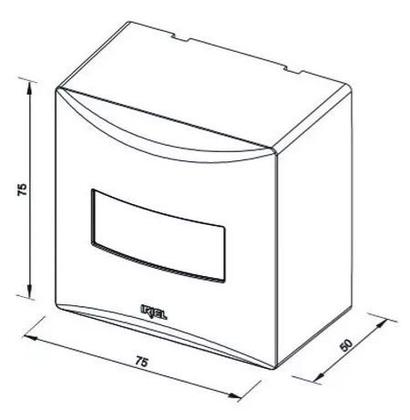 Imagem de Conjunto 1 Tomada 2P+T 20A 250V Sobrepor Sistema X Brava Iriel Branco
