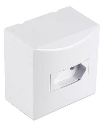 Imagem de Conjunto 1 Tomada 2P+T 20A 250V Sobrepor Sistema X Brava Iriel Branco