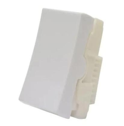 Imagem de Conjunto 1 Tomada 3p 10a + 1 Interruptor Simples Slim Ilumi 80200