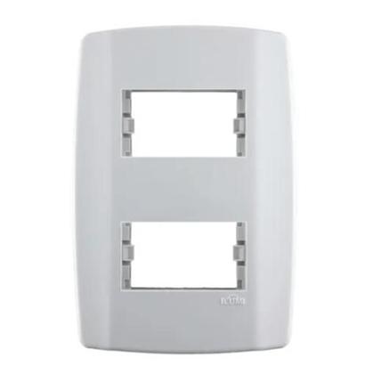 Imagem de Conjunto 1 Tomada 3p 10a + 1 Interruptor Simples Slim Ilumi 80200