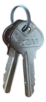 Imagem de Conjunto 10 Cadeados Stam 30mm Portão C/ Chaves Iguais