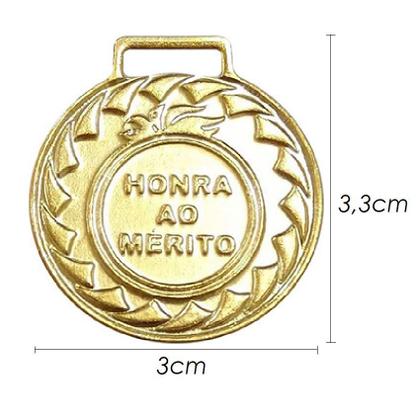 Imagem de Conjunto 10 Medalhas Honra ao Mérito Ouro Prata Bronze Top