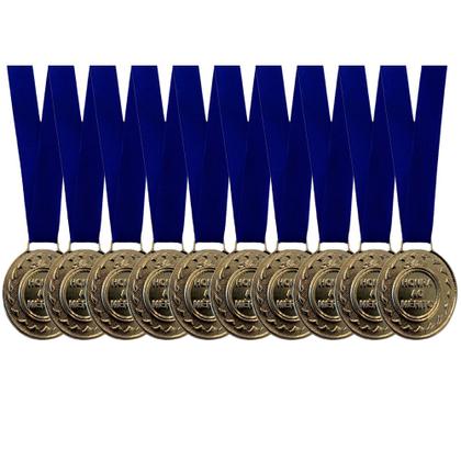 Imagem de Conjunto 10 Medalhas Honra ao Mérito Ouro Prata Bronze Top