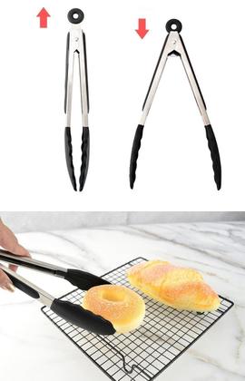 Imagem de Conjunto 10 Utensílios de Cozinha em Silicone Premium Colher Concha Pegador - OMG