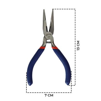 Imagem de Conjunto 100 Triangulos 8mm Chaveiro Argola Alicate Ajuste