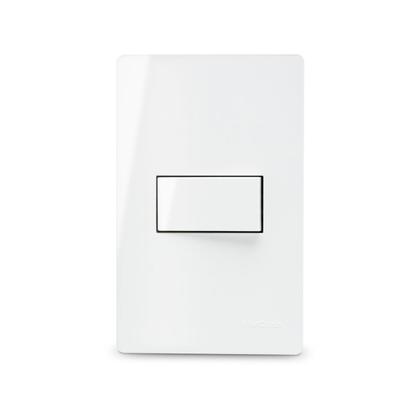 Imagem de Conjunto 10x Tomada 10A +2x Interruptores 1 Tecla Simples Branco Infiniti MarGirius