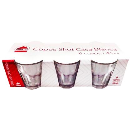 Imagem de Conjunto 12 Copos Shot Vidro Tequila Cachaça Dose 45ml Bar