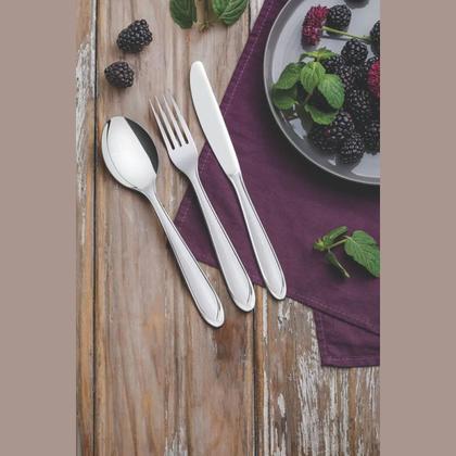 Imagem de Conjunto 12 Garfos De Mesa Jantar de Aço Inox 19CM