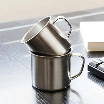 Imagem de Conjunto 12x Caneca Inquebrável Charme Polido Prata 300ml