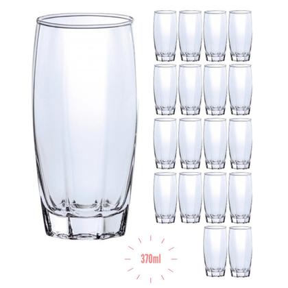 Imagem de Conjunto 18 Copos Luxo Florida Vidro Transparente 370 ml