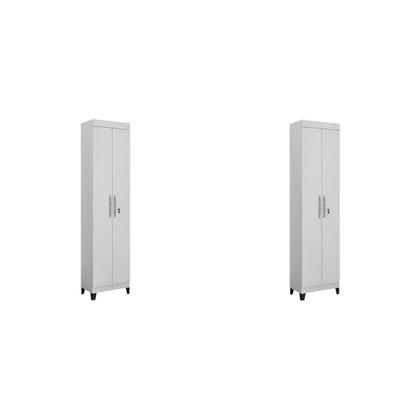 Imagem de Conjunto 2 Armários Multiuso Infantil 2 Portas com Chave e 5 Prateleiras Asteca