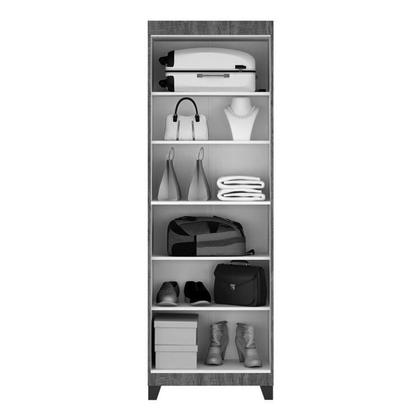 Imagem de Conjunto 2 Armários Multiuso Infantil 2 Portas com Chave e 5 Prateleiras Asteca