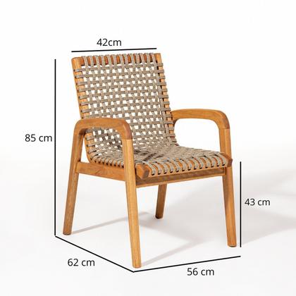 Imagem de Conjunto 2 Bancos 2 Cadeiras 1 Mesa 180cm - Varanda Coberta/área Gourmet Traço