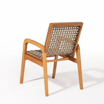 Imagem de Conjunto 2 Bancos 2 Cadeiras 1 Mesa 180cm - Varanda Coberta/área Gourmet Traço