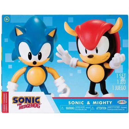 Imagem de Conjunto 2 Bonecos Sonic e MIGHTY com Acessorios Sonic