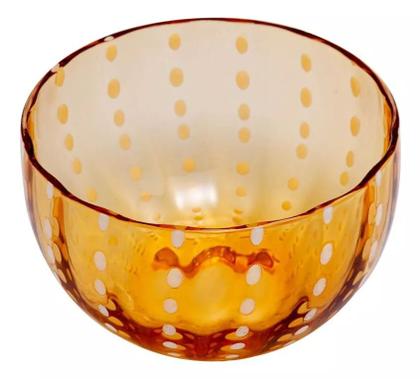 Imagem de Conjunto 2 bowls de vidro ãmbar 11cmx 6,5cm wolff