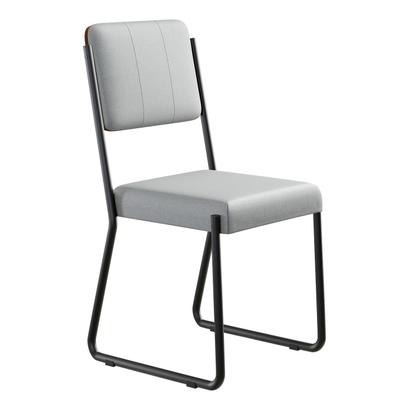 Imagem de Conjunto 2 Cadeiras de Jantar Next Tecido Mesclado Est.Preta