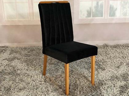 Imagem de Conjunto 2 Cadeiras de Jantar Preto 09 Paris