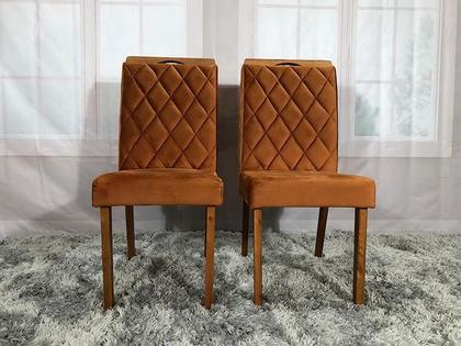 Imagem de Conjunto 2 Cadeiras de Jantar Terracota 12 Virgínia