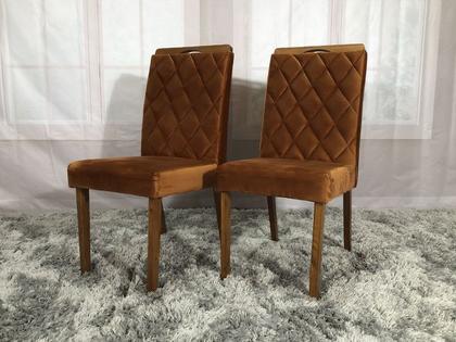 Imagem de Conjunto 2 Cadeiras de Jantar Terracota 12 Virgínia