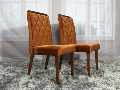 Imagem de Conjunto 2 Cadeiras de Jantar Terracota 12 Virgínia