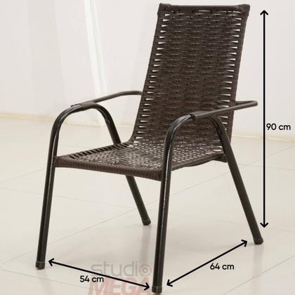 Conjunto 2 Cadeiras e Mesa De Centro Junco Varanda - Potenza Imagem de Conjunto 2 Cadeiras e Mesa De Centro Junco Varanda