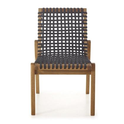 Imagem de Conjunto 2 Cadeiras em Madeira e Corda Náutica sem Braço Traço Casa e Jardim Móveis