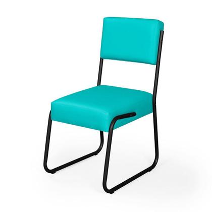 Imagem de Conjunto 2 Cadeiras Flórida Decorativa material sintético Sala de Jantar Escritório Cozinha