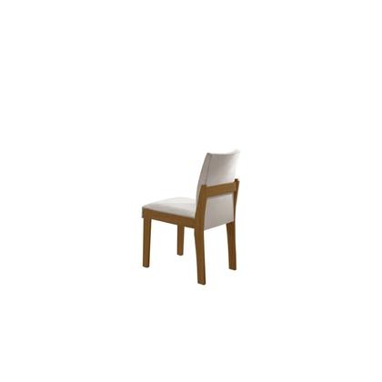 Imagem de Conjunto 2 Cadeiras Mônaco Yescasa Marrom/Castanho Cinamomo/Creme