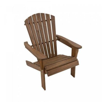 Imagem de Conjunto 2 Cadeiras Pavão Adirondack Madeira Eucalipto Marrom