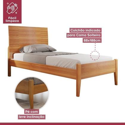 Imagem de Conjunto 2 Cama Solteiro 90cm Amazone