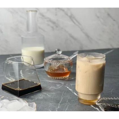 Imagem de Conjunto 2 Copos Altos de Cristal com Fio de Ouro 400 ml Lines Wolff