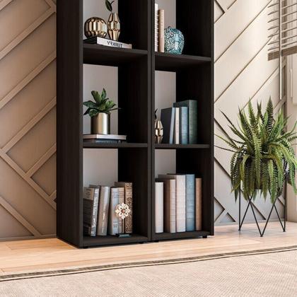 Imagem de Conjunto 2 Estantes Horizontal ou Vertical 5 Nichos 186cmx60cm Liverpool