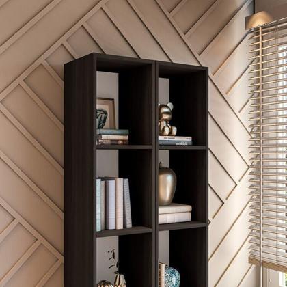 Imagem de Conjunto 2 Estantes Horizontal ou Vertical 5 Nichos 186cmx60cm Liverpool