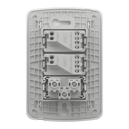 Imagem de Conjunto 2 Inter Simples + 1 Tomada 2P+T 10A Miluz Schneider