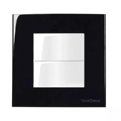 Imagem de Conjunto 2 Interruptor Paralelo 10A Móvel 80x80 Sleek Ebony