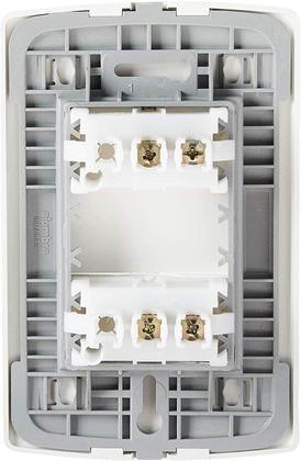 Imagem de Conjunto 2 Interruptor Simples 4X2 Branco Siena 6521 Alumbra