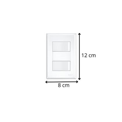 Imagem de Conjunto 2 Interruptores Simples 16A Fame Evidence