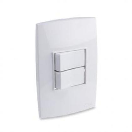 Imagem de Conjunto 2 interruptores simples force line - Forceline