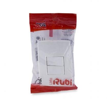 Imagem de Conjunto 2 interruptores simples force line - Forceline